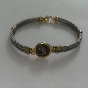Elegant Gold and Silver Women's Bracelet